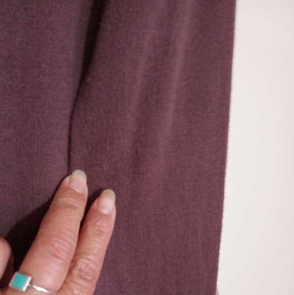 LOGO Lori Goldstein lightweight button down cardigan with ruffle hem size xxs - Picture 6 of 11